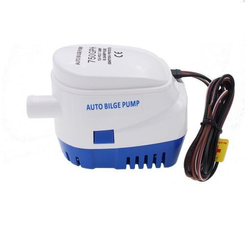 

12V 24V 750GPH Automatic Water Bilge Pump For Boat Submersible Auto Pump With Float Switch Marine / Bait Tank / Fish