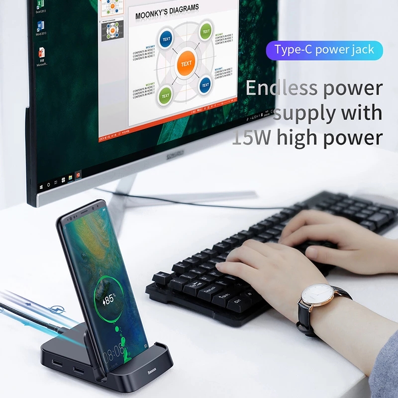 Find Baseus 7-In-1 USB-C HUB Docking Station USB3.0*1 / USB2.0*2 / 4K@30Hz HDMI*1 / Memory Card Readers *1 / USB-C *1 For iPhone 13 Pro Max For Samsung Galaxy S21 5G for Sale on Gipsybee.com with cryptocurrencies
