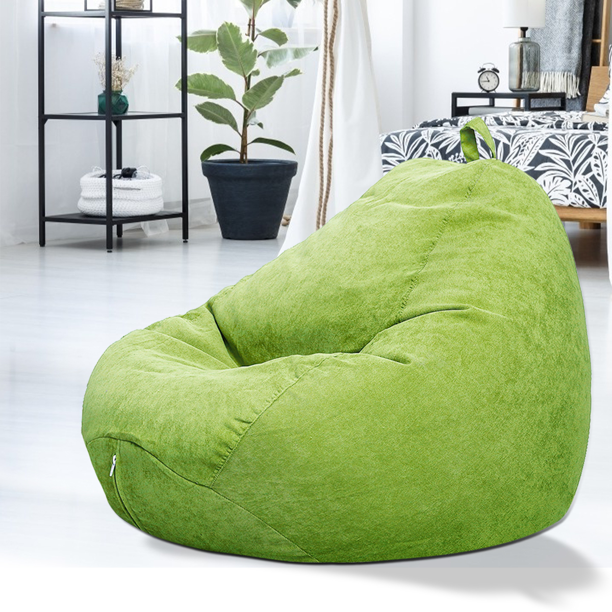 85x105CM Lazy Bean Bag Cover Seat Chair Indoor Corduroy Home 45