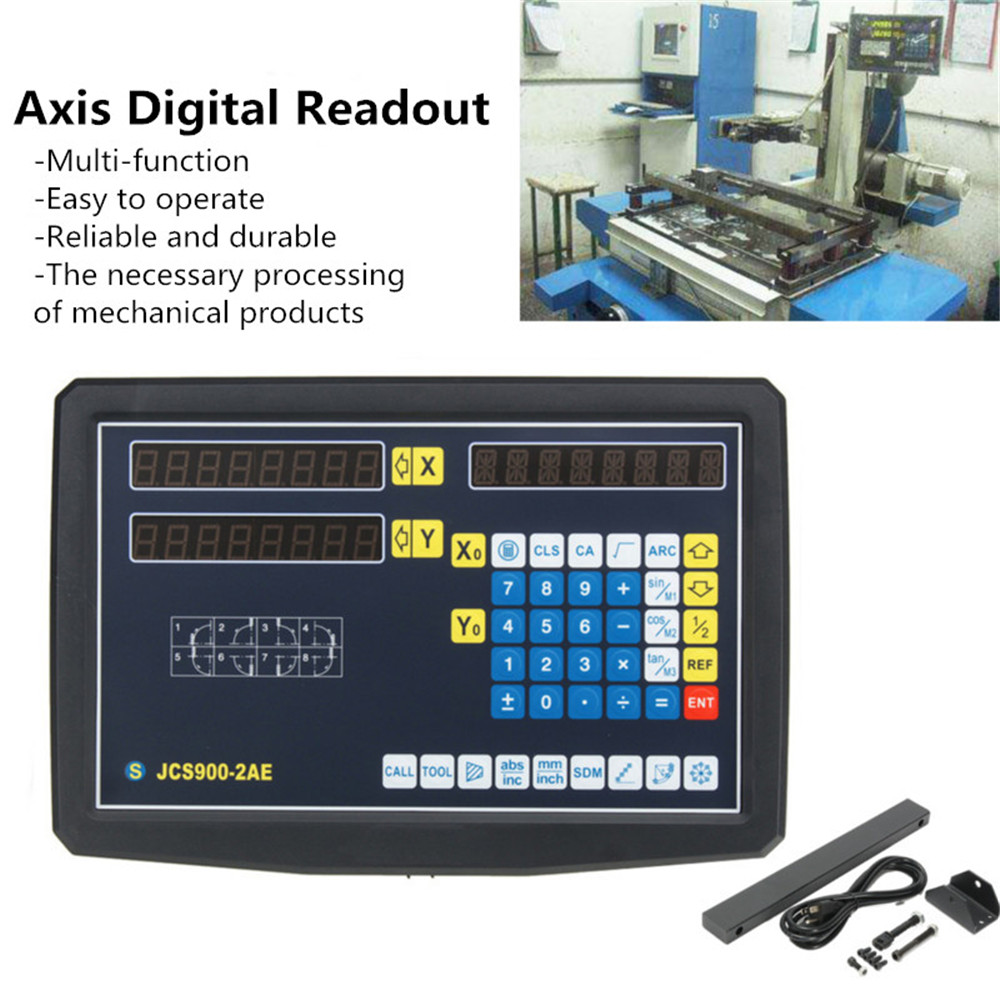 2/3 Axis Grating CNC Milling Digital Readout Display / 50-1000mm Electronic Linear Scale Lathe Tool 38