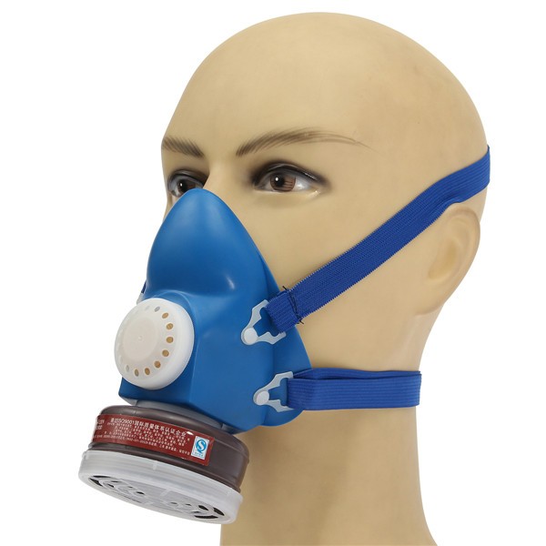 

Self Priming Filter Cartridge Half Gas Organic Vapor Mask Respirator Single Tank