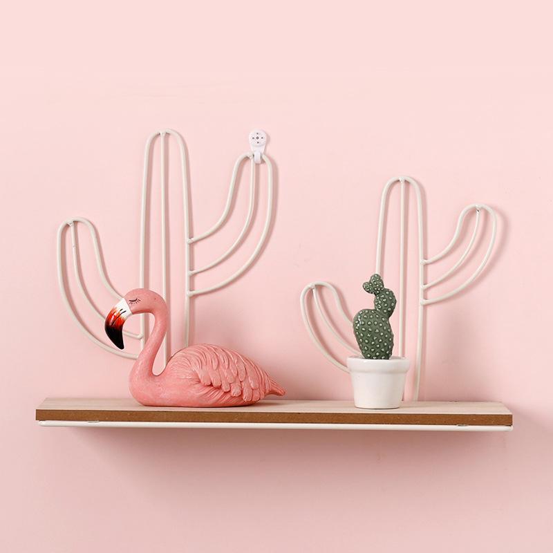 

Scandinavian Ins Simple Iron Rack Cactus Wall Decorations Small Ornament Hangings Holders Hooks