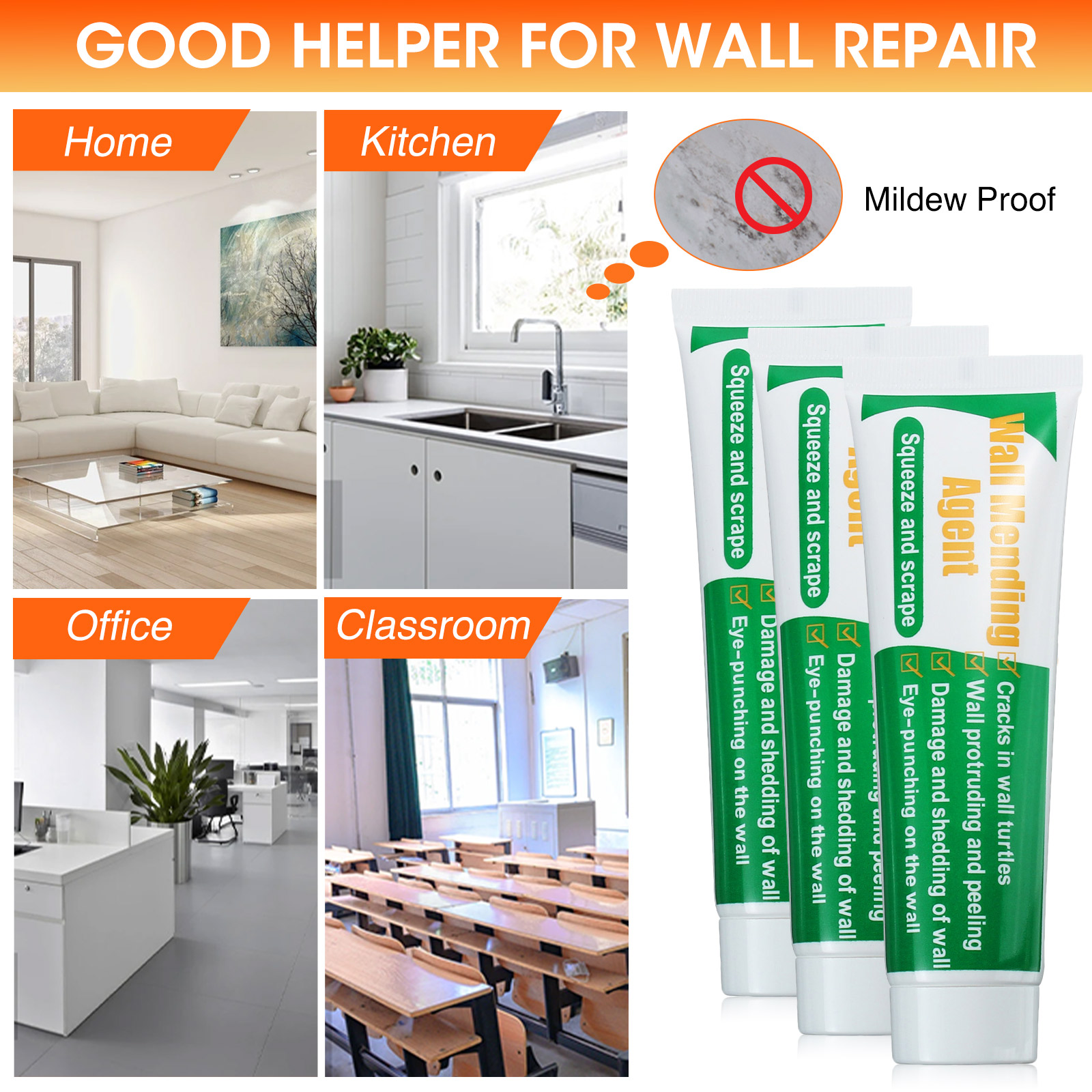 Find GOCHANGE Wall Repair Tools 2 Sets Wall Paint Head Scraper Convenient Bricklayer Home Improvement Tools for Sale on Gipsybee.com with cryptocurrencies