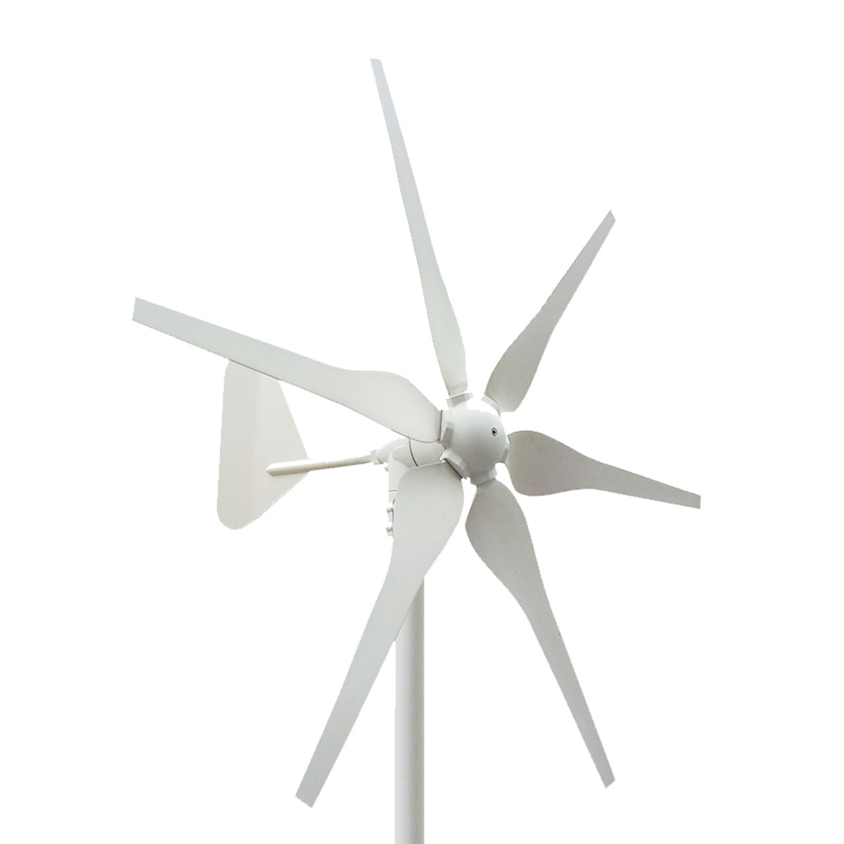 

500W 6 Blades 12V/24V Horizontal Wind Generator Turbine Residential with Controller