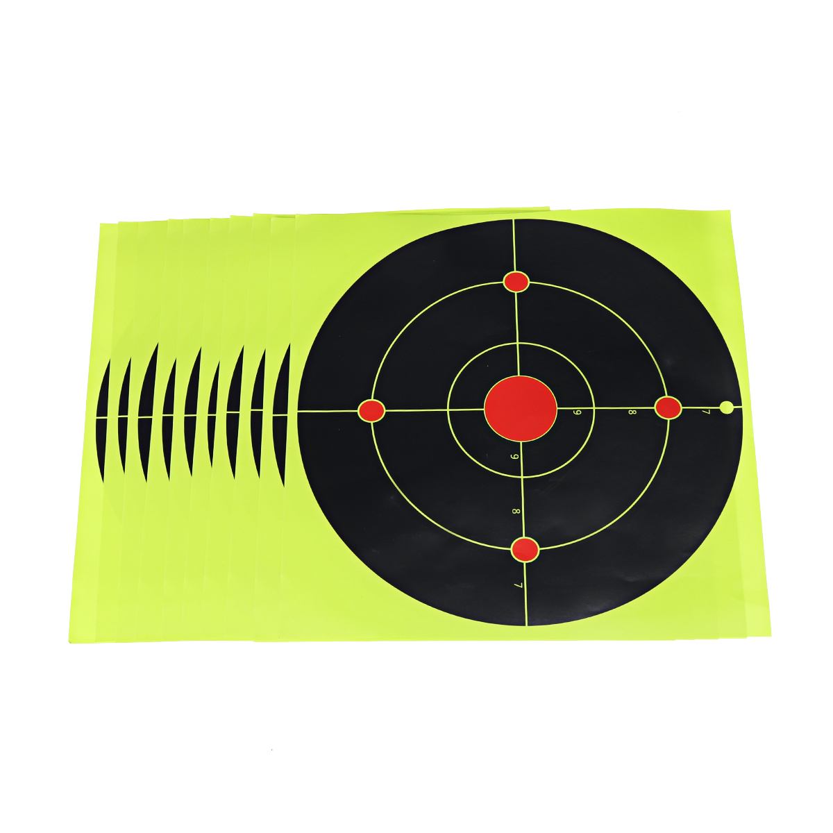 10 sheets professional shooting target paper archery targets arrow gauge paper Sale