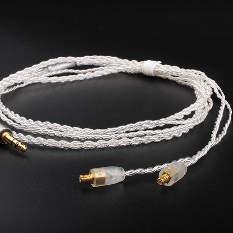

Original TRN V10 V20 Earphone Cable 0.75mm 0.78mm MMCX Silver Plated Oxygen Free Copper Wire Cable