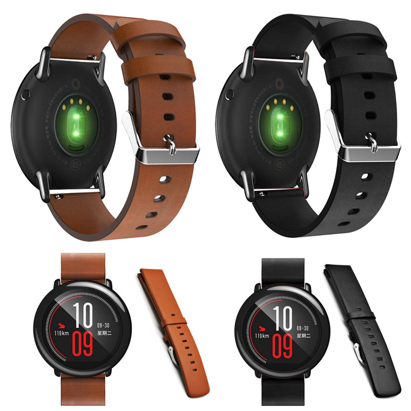 

22 мм кожаный ремешок для часов браслет Стандарты для Xiaomi Huami Amazfit