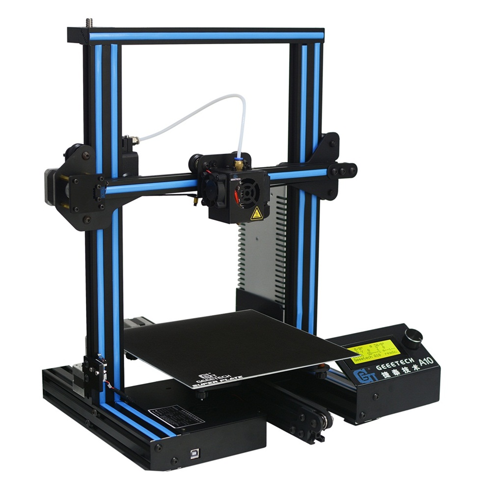 

Geeetech® A10 Aluminum Prusa I3 3D Printer 220*220*260mm Printing Size With Open Source GT2560 Control Board Support Remote Control/Off-line Printing 1.75mm 0.4mm Nozzle