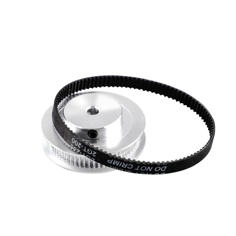 60Teeth 8mm/5mm Bore Diameter + 20Teeth 5mm/8mm Bore GT2 Timing Belt Pulley with 6mm Timing Belt for 3D Printer 10