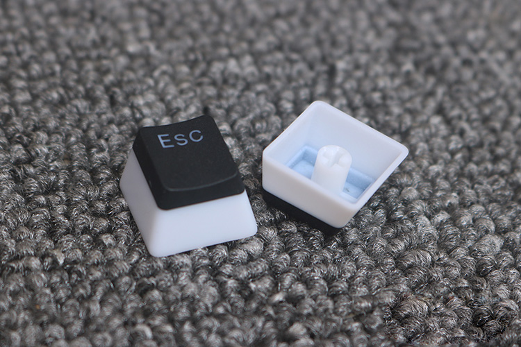 104 Key PBT OEM Profile Double-Skin Milk Pudding Keycap Translucent Key Caps for Mechanical Keyboard