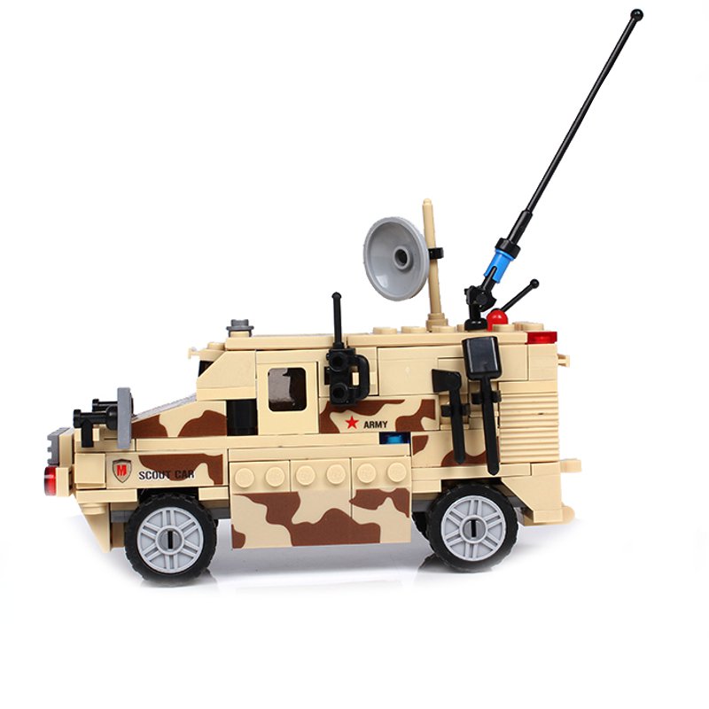 

KAZI Building Block Reconnaissance Авто # 84024 Обучающие игрушки для детей-любителей 219шт.