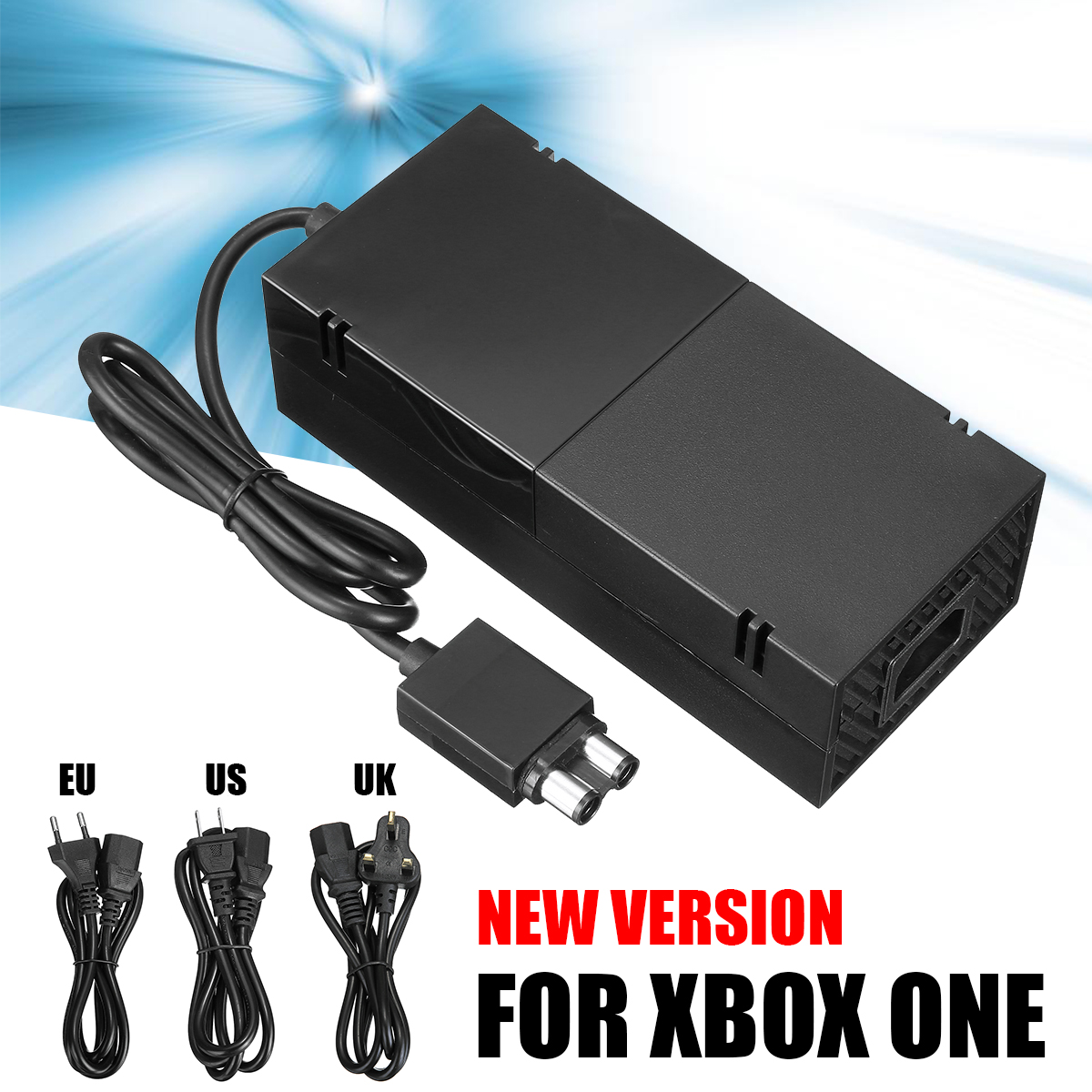 AC Adapter Charger Power Supply Cord Cable Unit for Microsoft Xbox One Console 15
