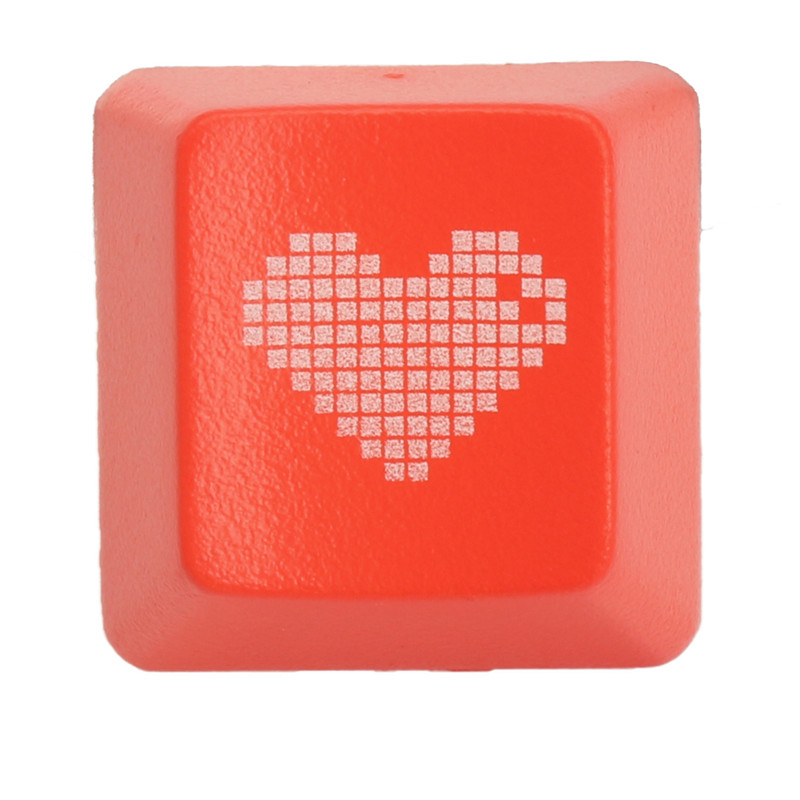 

Красный Сердце R4 Esc ABS Прозрачные крышки с подсветкой для Механический Gaming Клавиатура
