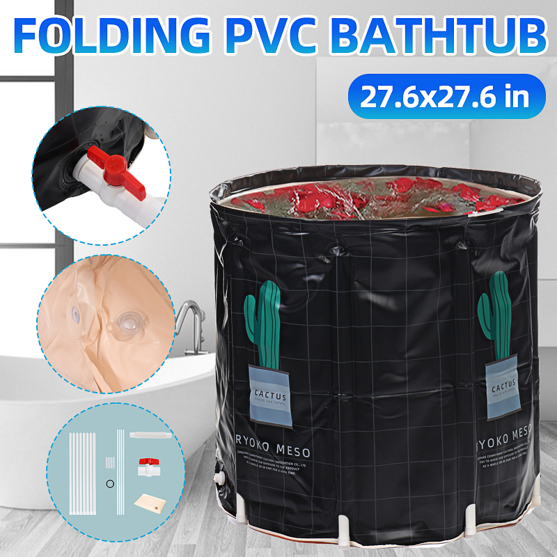 73x12.5x26cm Cactus Foldable Bathtub Portable Bathtub Outdoor Bathroom Adult Large Spa Bathtub 1