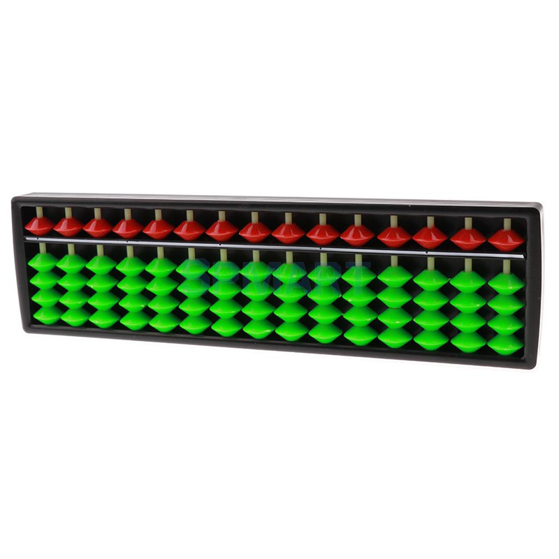 

Rods Red & Green Beads Abacus Arithmetic Number Counting Tool Maths Learning Aid Toys