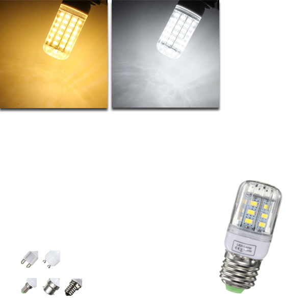 

E27 / E14 / E12 / B22 / G9 / GU10 с регулируемой яркостью 3W AC110V LED лампа 24 SMD 5730 кукуруза свет лампы