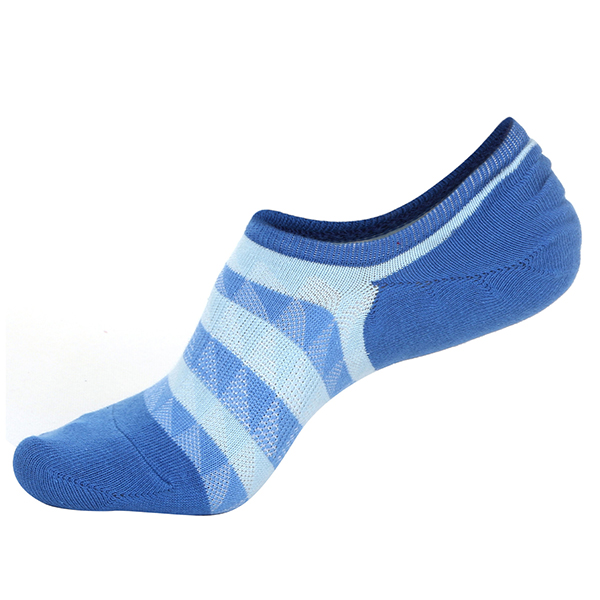 

Men Cotton Boat Socks Stripes Mesh Summer Breathable Ankle Invisible Socks