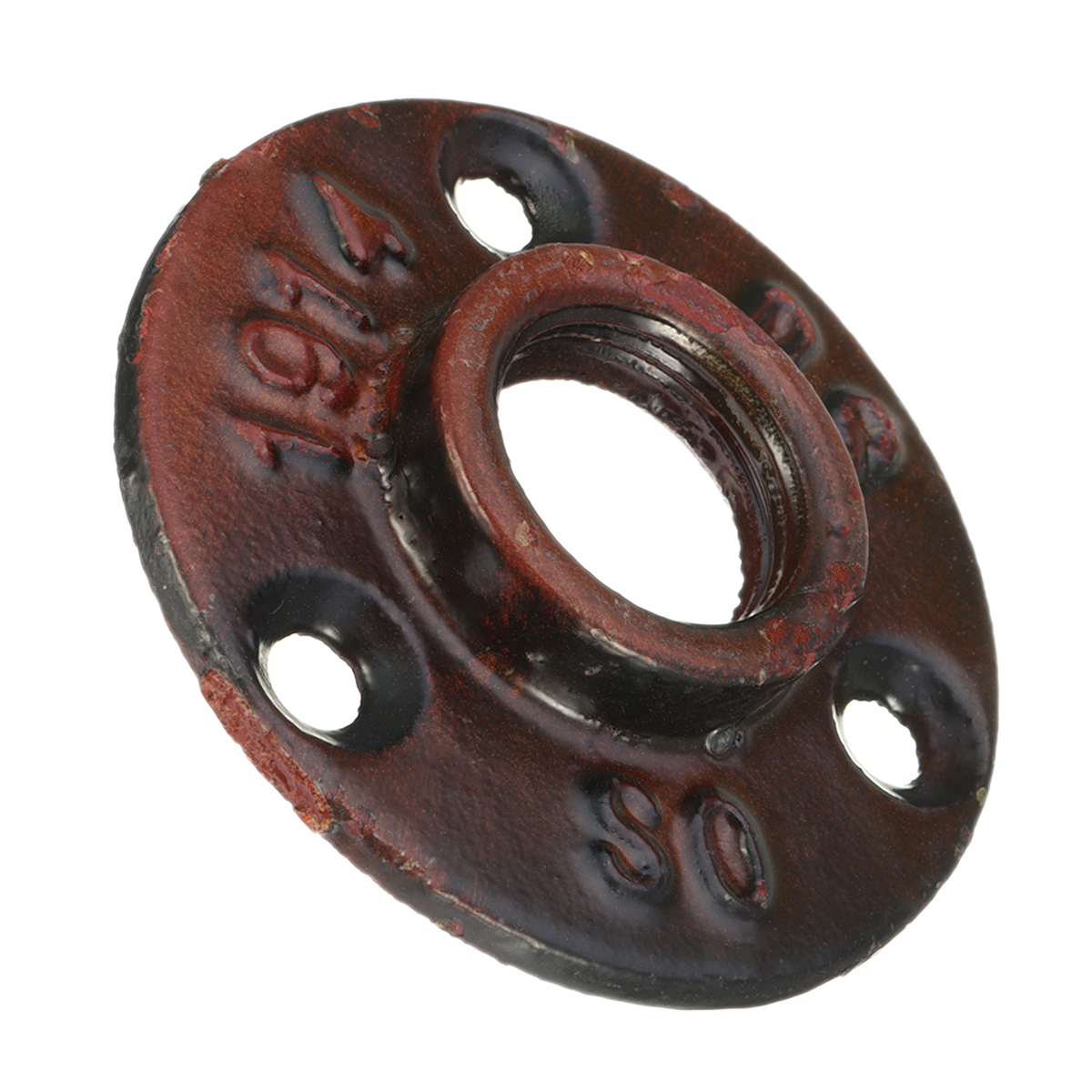 

1/2 Inch 3/4 Inch Decorative Malleable Floor Flange Iron Pipes Fittings Plate Wall Mount DN20