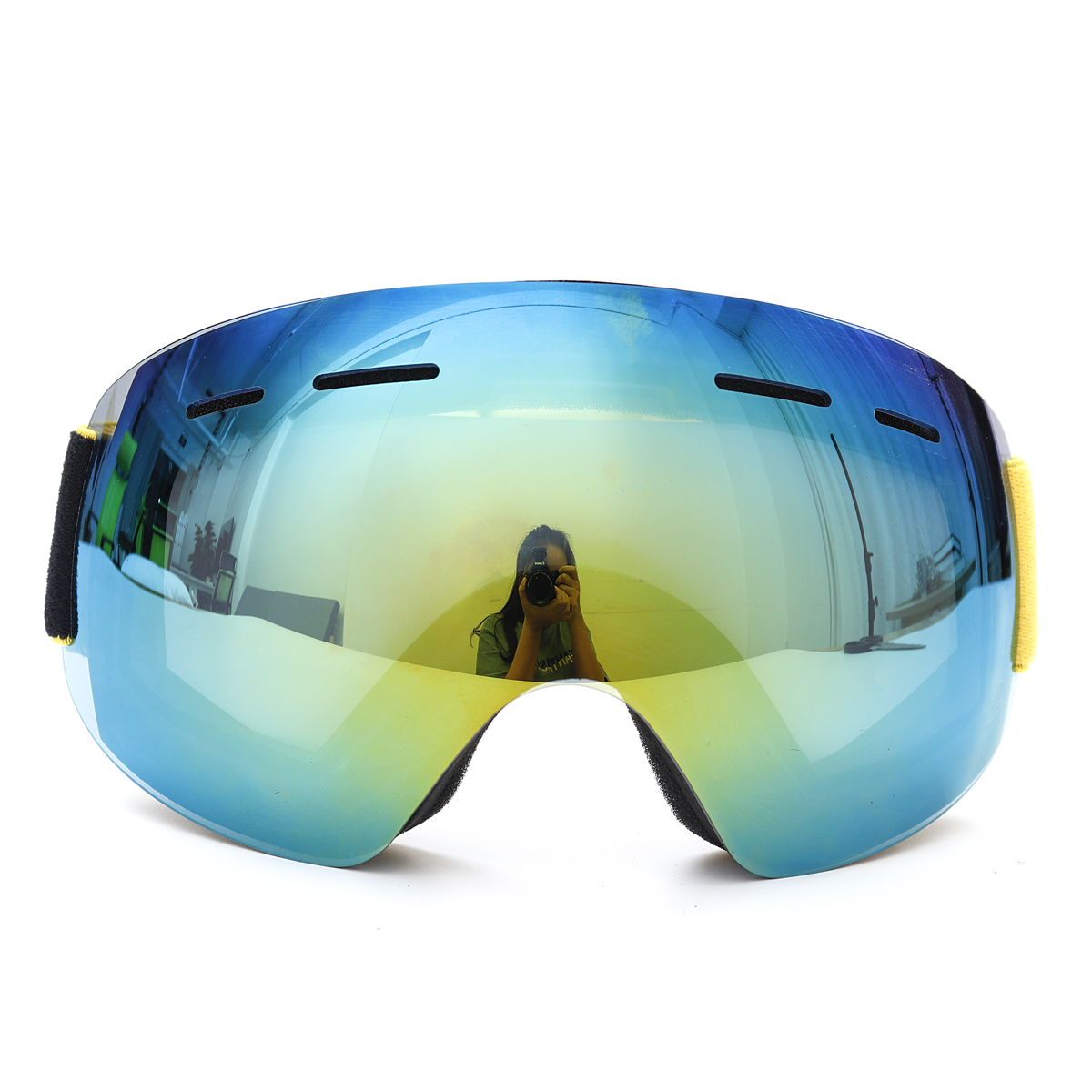 

UV400 Snowboard Anti Fog Skiing Goggles Unisex Dual Lens Motorcycle Sports Glasses