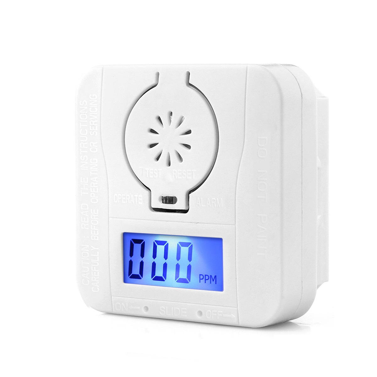 

CO Carbon Monoxide Smoke Detector Alarm Poisoning Gas Warning Sensor