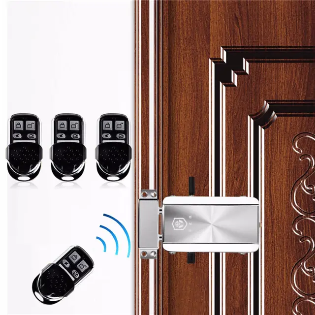 Remote Control Door Lock Wireless Lock Anti-theft Lock Automatically Intelligence Household for Home