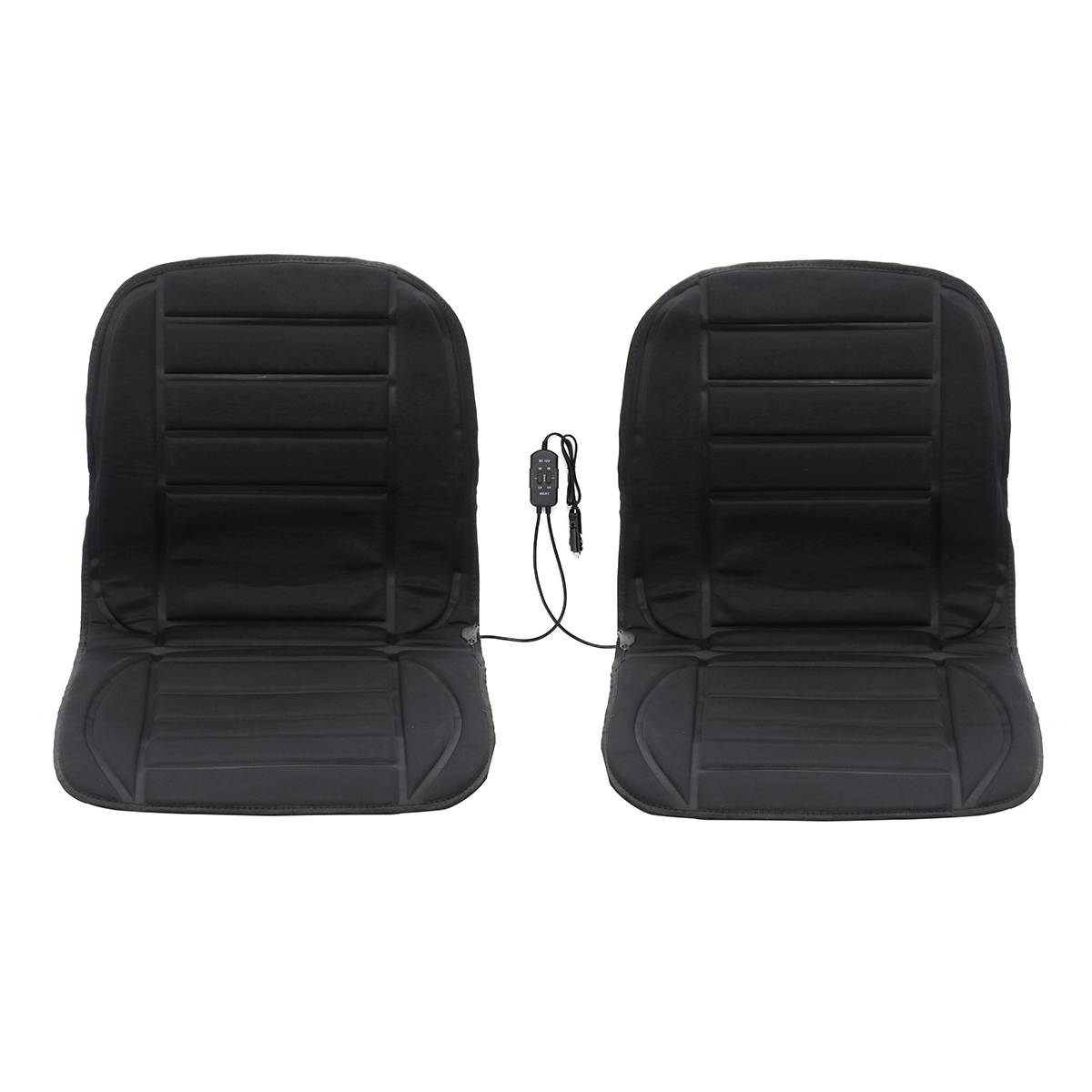 

12V Double Polyester Car Front Seat Heated Cushion Seat Warmer Winter Household Cover Electric Mat