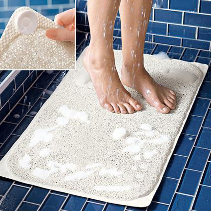 

Honana WX-GT1 Fast Drying Hydro Shower and Bath Rug Great For Elders & Children White With Non-Slip Grip Mildew Resistant Mat
