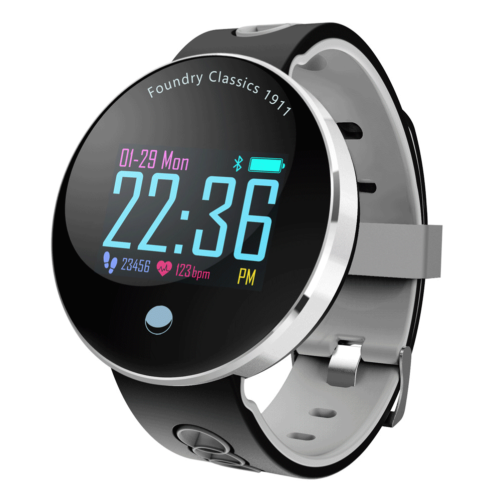 

Bakeey Q8 Max Dynamic Heart Rate Monitor Music Control Weather IP67 Waterproof Smart Watch