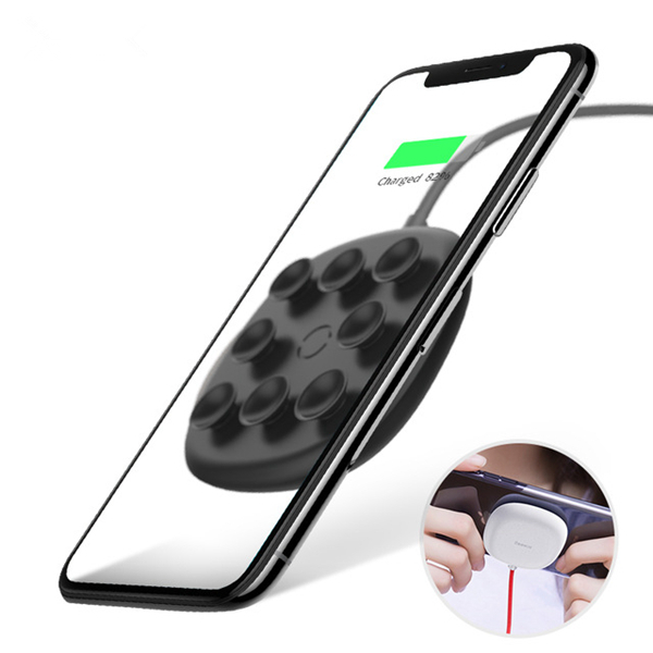 

Baseus Spider Suction Cup Qi Wireless Charger Charging Pad For iPhone XS Max XR Note 9 S9+