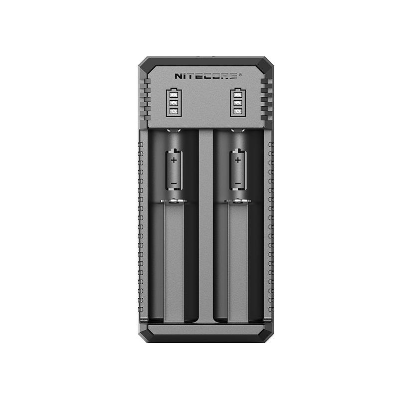 

NITECORE UI2 Dual-Slot Intelligent USB Lithium-ion Battery Charger For 18650 18350 20700 21700 ETC