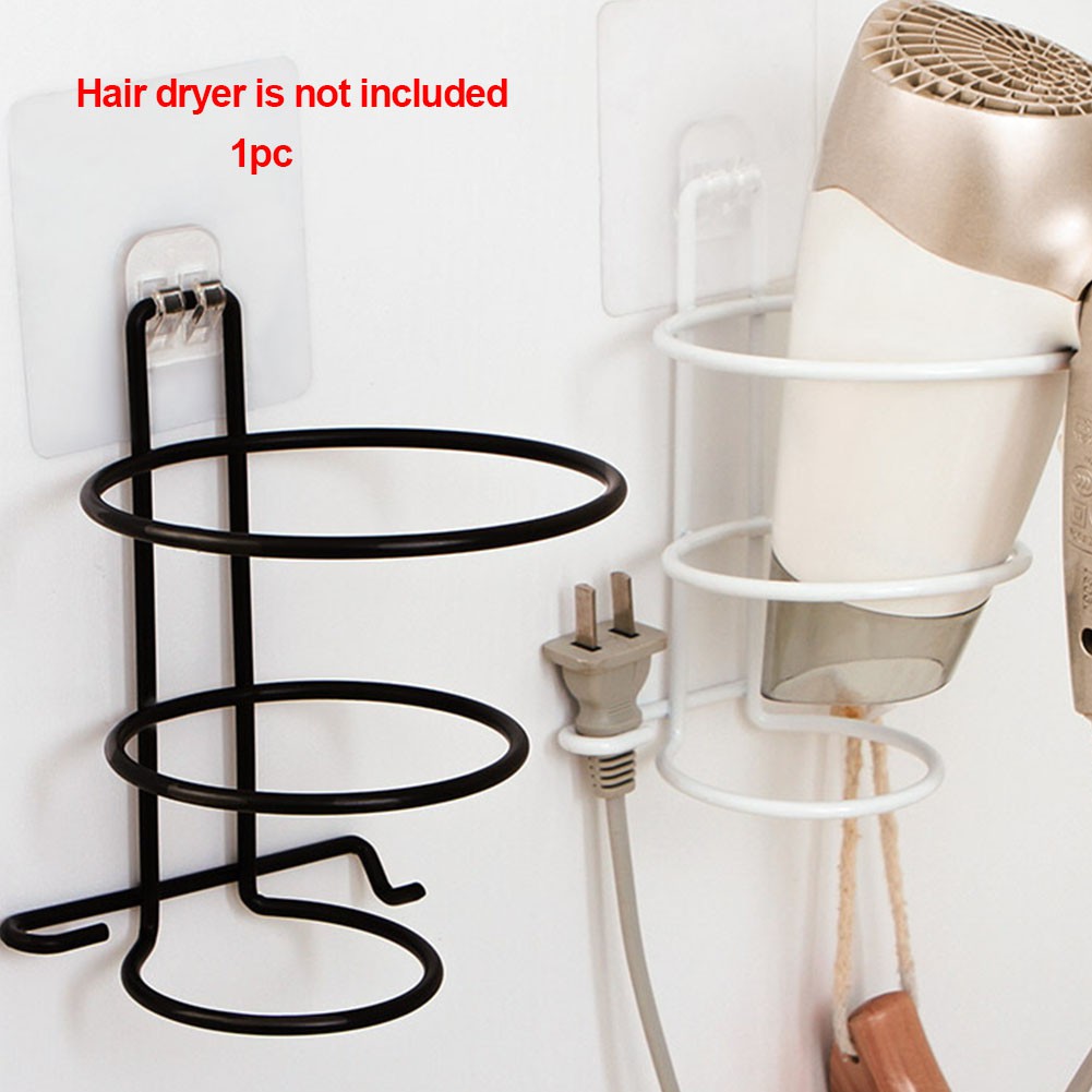 

Волосы Железный держатель для стеллажа для сушилки Органайзер Ванная комната Стенд для хранения Вешалка