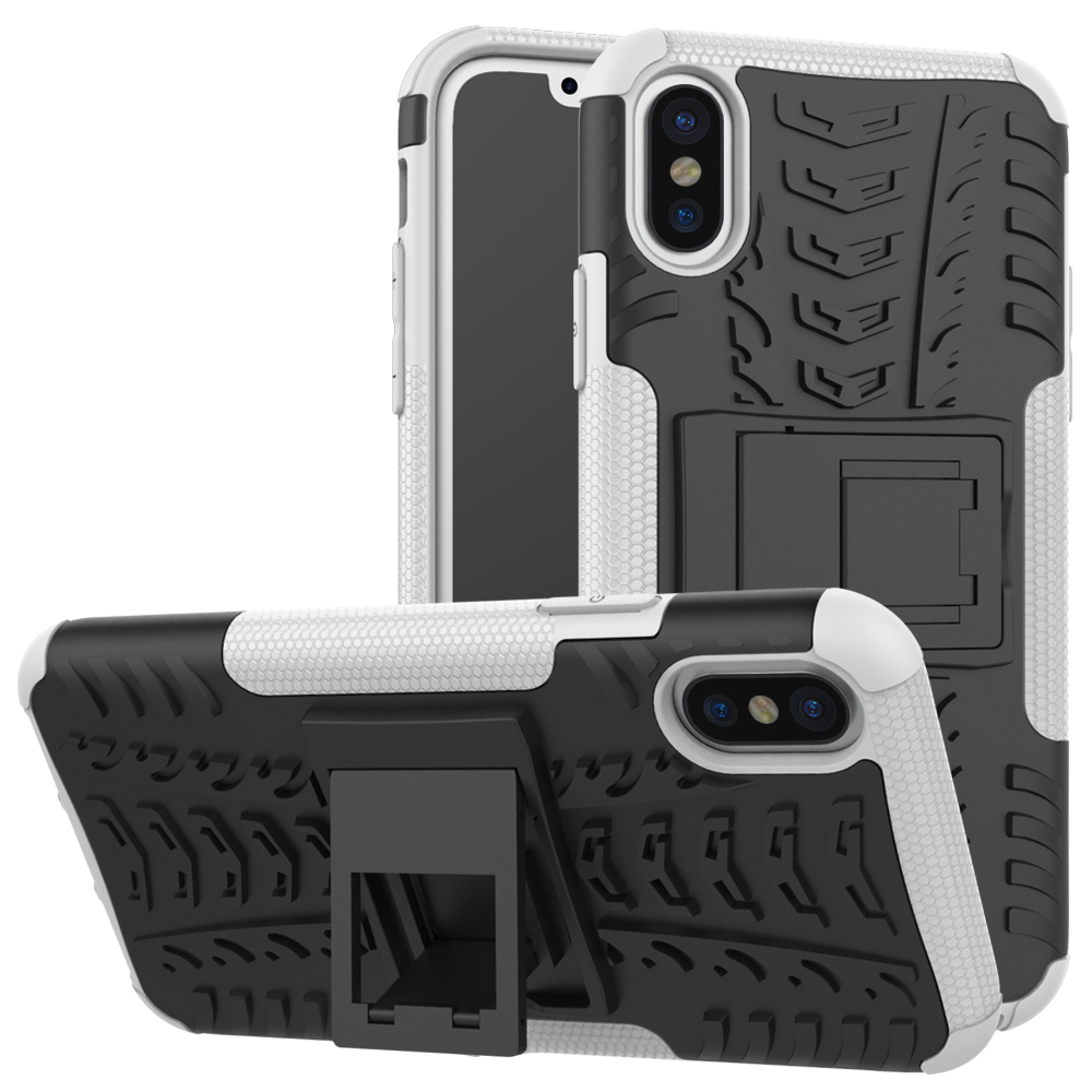 

Bakeey™ 2 in 1 Armor Kickstand TPU + PC Hybrid Case Caver for iPhone X