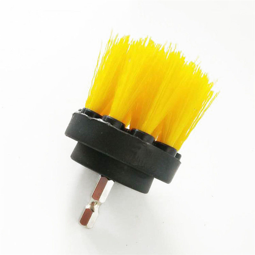 5pcs 2/3.5/4/5 Inch Drill Brushes Scrubber Cleaning Brush Yellow/Blue/Red