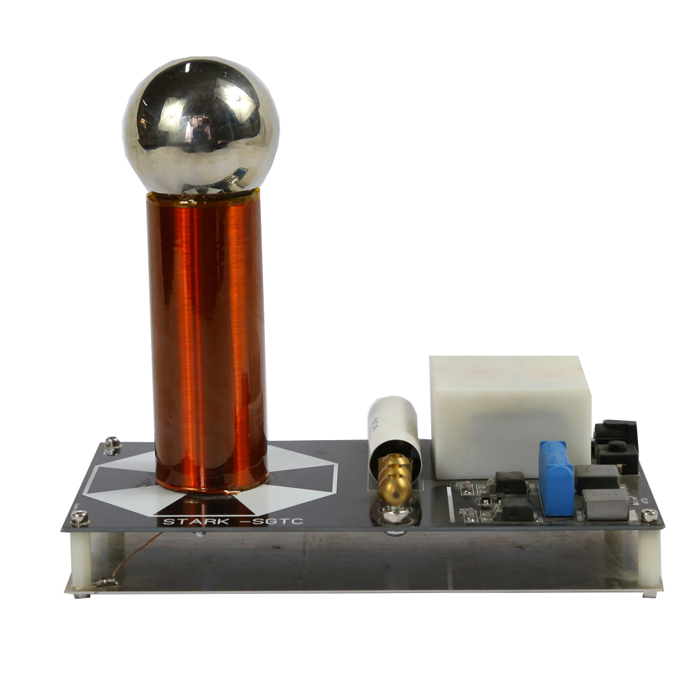 Arduino - 100W DC 12V 8A Mini SGTC Tesla Coil Kit Solid Magnetic Storm