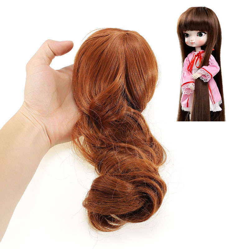 

BBGirl BJD Doll Brown Hair For DIY 30cm 35cm Doll Accessories Toy