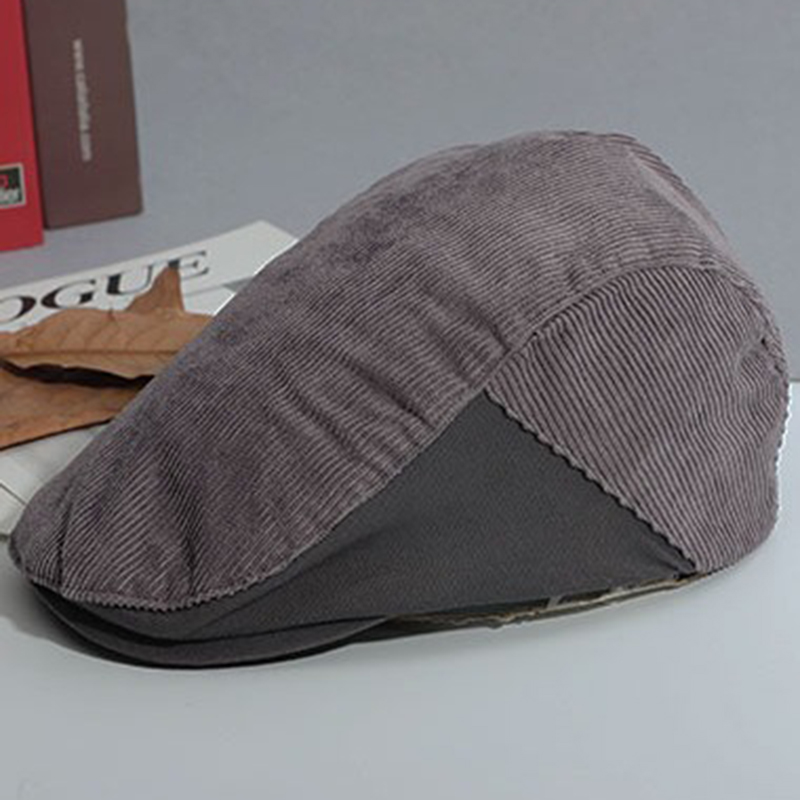 

Men Retro Cotton Beret Hat Outdoor Casual Adjustable Newsboy Cabbie Caps