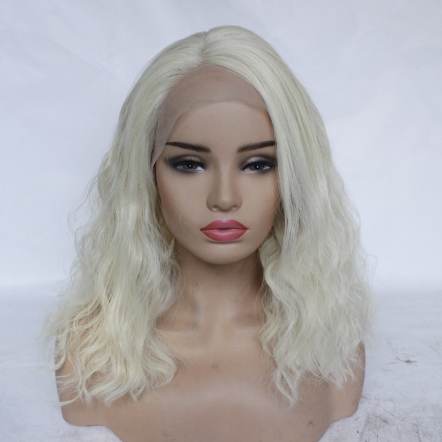 

Water Ripple Micro Roll Fluffy Blond Wig
