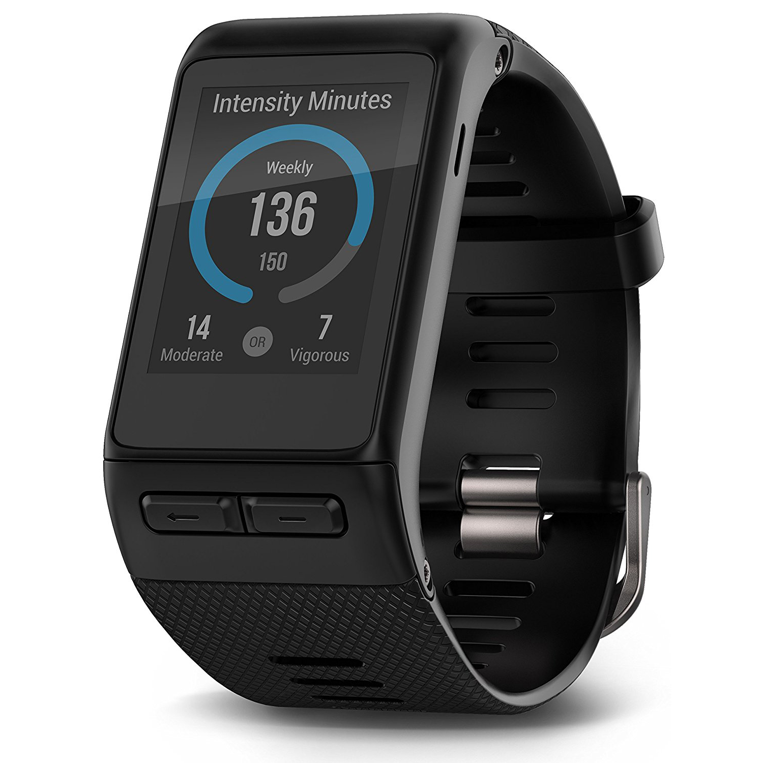 

Garmin vívoactive HR Сенсорный экран GPS Интеллектуальные часы с наручным основанием Сердце Rate 5 ATM Black