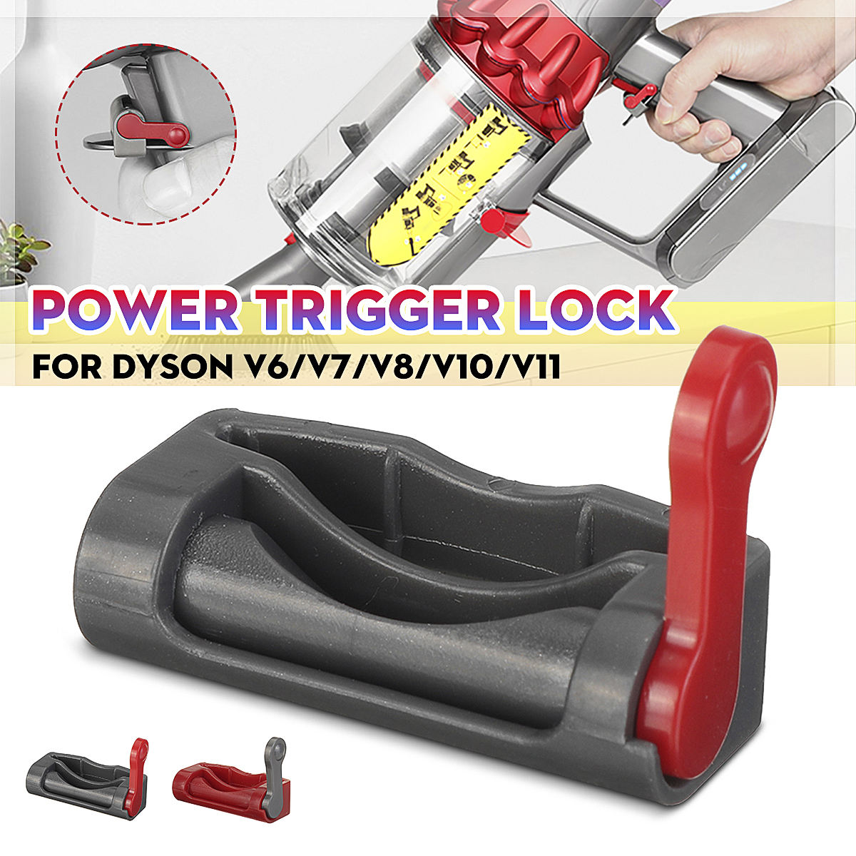 Find Trigger Lock Replacement for Dyson V6 V7 V8 V10 V11 Vacuum Cleaner Not original for Sale on Gipsybee.com with cryptocurrencies