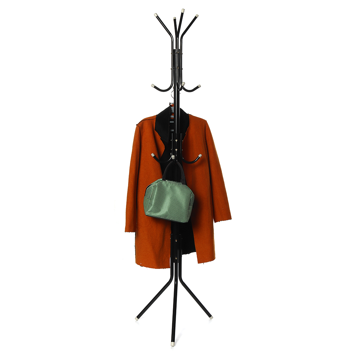 Find 12 Hooks Coat Rack Metal Clothes Hat Bags T-shirt Jacket Stand Hook Hanging Pole Floor Rack Tree Holder Organizer Hanger for Sale on Gipsybee.com with cryptocurrencies