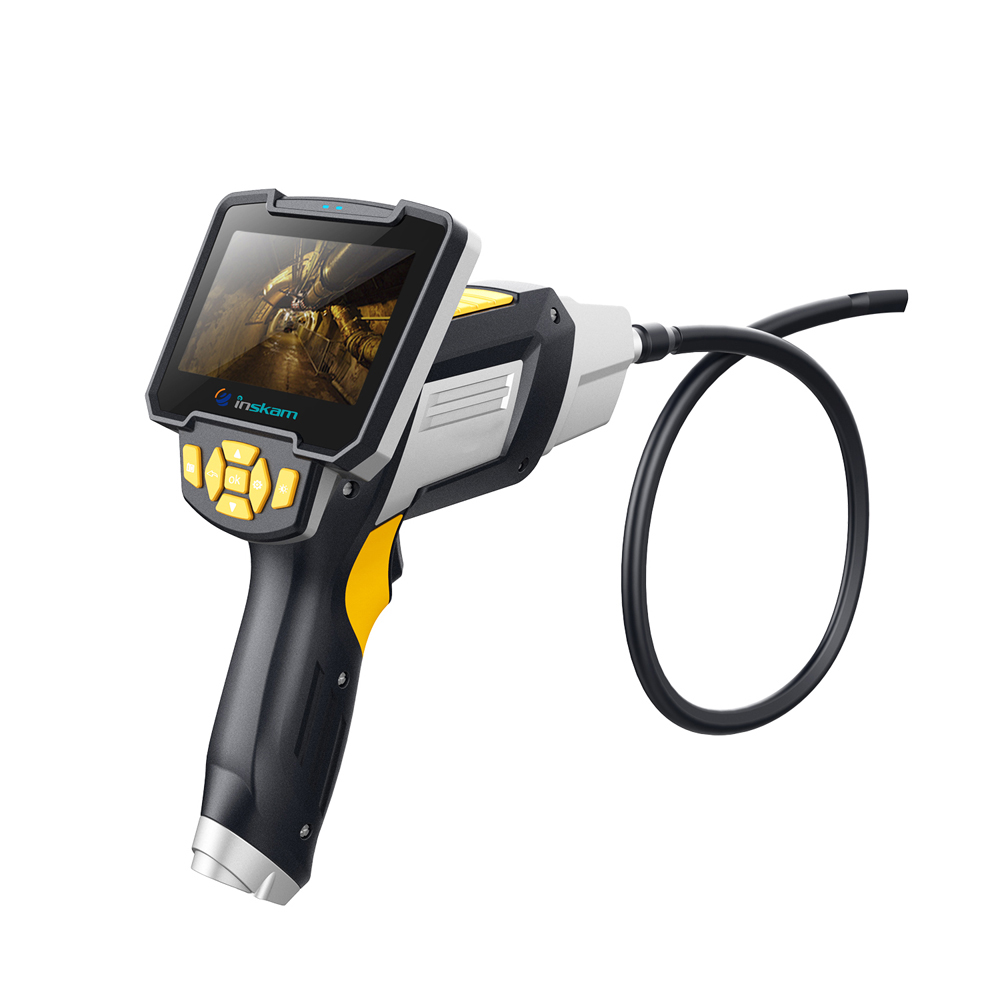 

Inskam112 HD 4.3 Inch Display Screen 1m 5m Handheld Borescope Industrial Home Borescope with 6 LEDs IP67 Waterproof and Rechargeable Lithium Battery