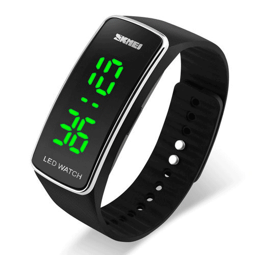 

SKMEI 1119 Outdoor Activity Silicone Strap LED Digital Watch