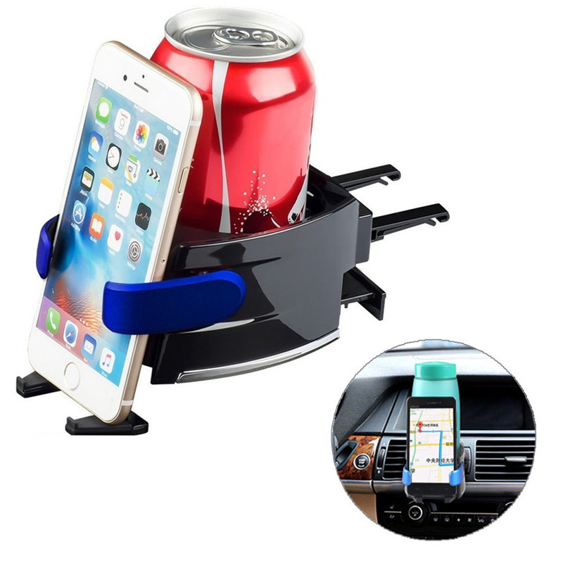 

Multifunctional 360 Degree Rotation Car Air Vent Holder Phone Stand Drink Coffee Water Cup Bottle