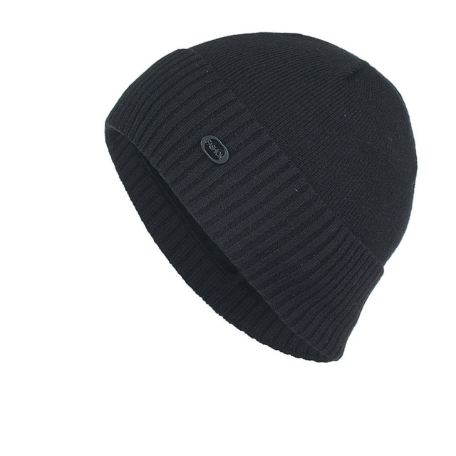 

Мужская Plus Обычная шапка на голову вязаный свитер шапка-бини теплая На открытом воздухе повседневные шапки