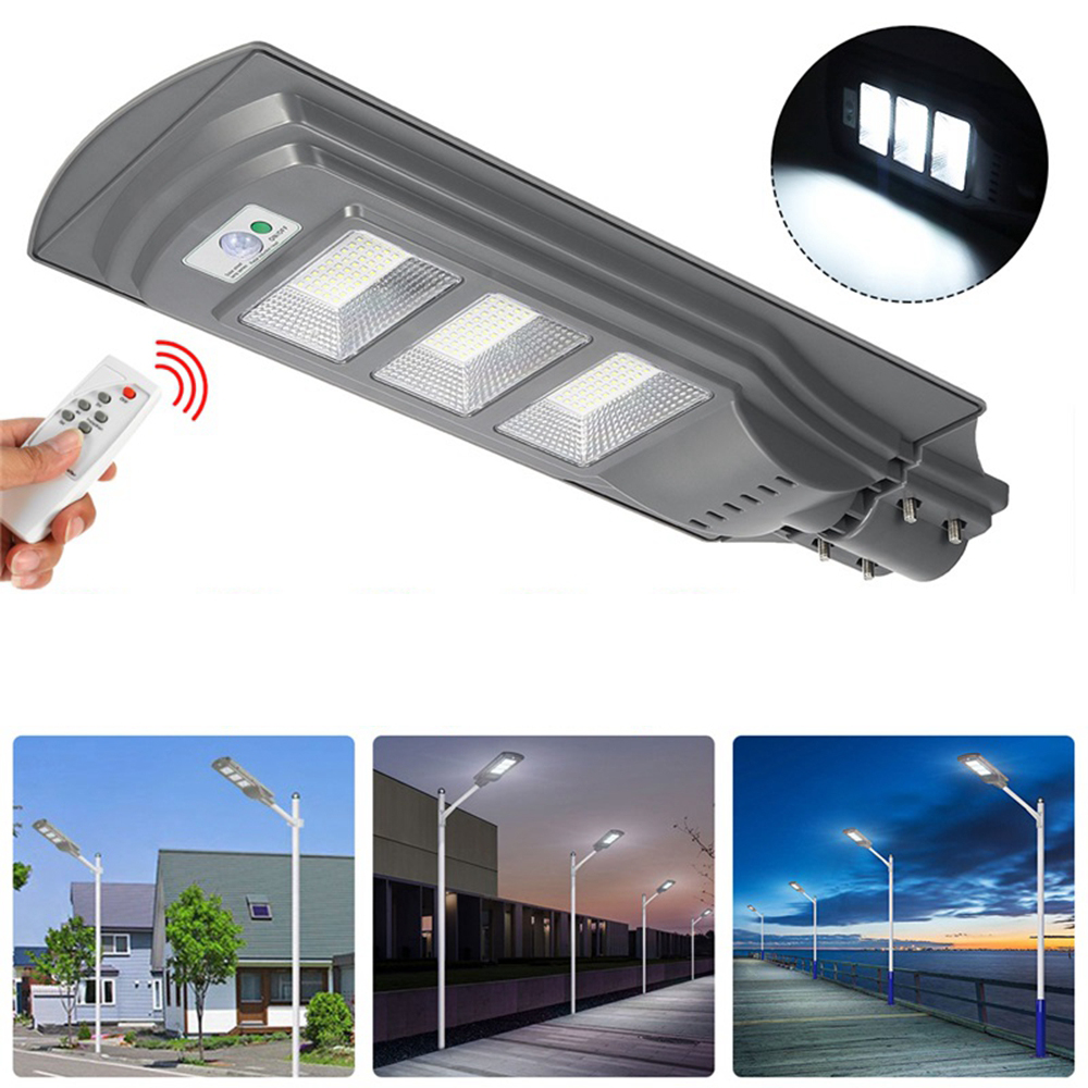

150W 150 LED Solar Street Light PIR Motion Sensor Outdoor Garden Wall Lamp with Remote
