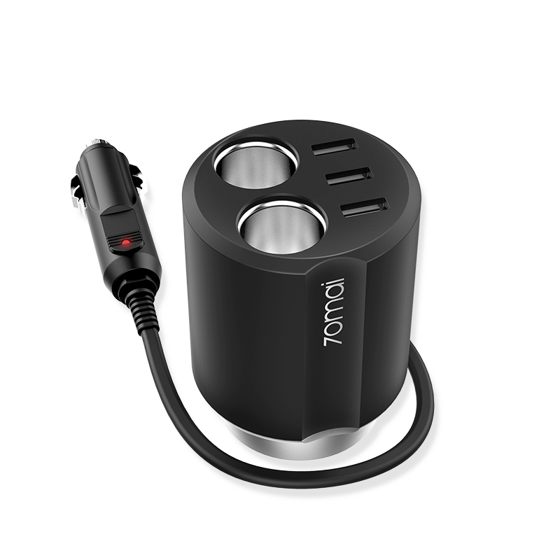 

70mai Midrive CC04 120W Car Charger Socket Splitter 3 USB Ports 1.5m Length Cable Auto Power Adapter Plug Splitter from Xiaomi Youpin