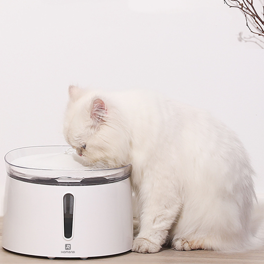 

HomeRun 2L Pet Smart Fountain Pet Water Dispenser Water Purifier Automatic Waterer Cat Electric Drinking Bowl From Eco-s