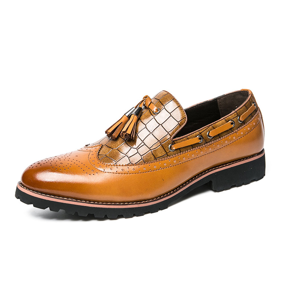 

Brogue Carved Casual Business Leather Oxfords