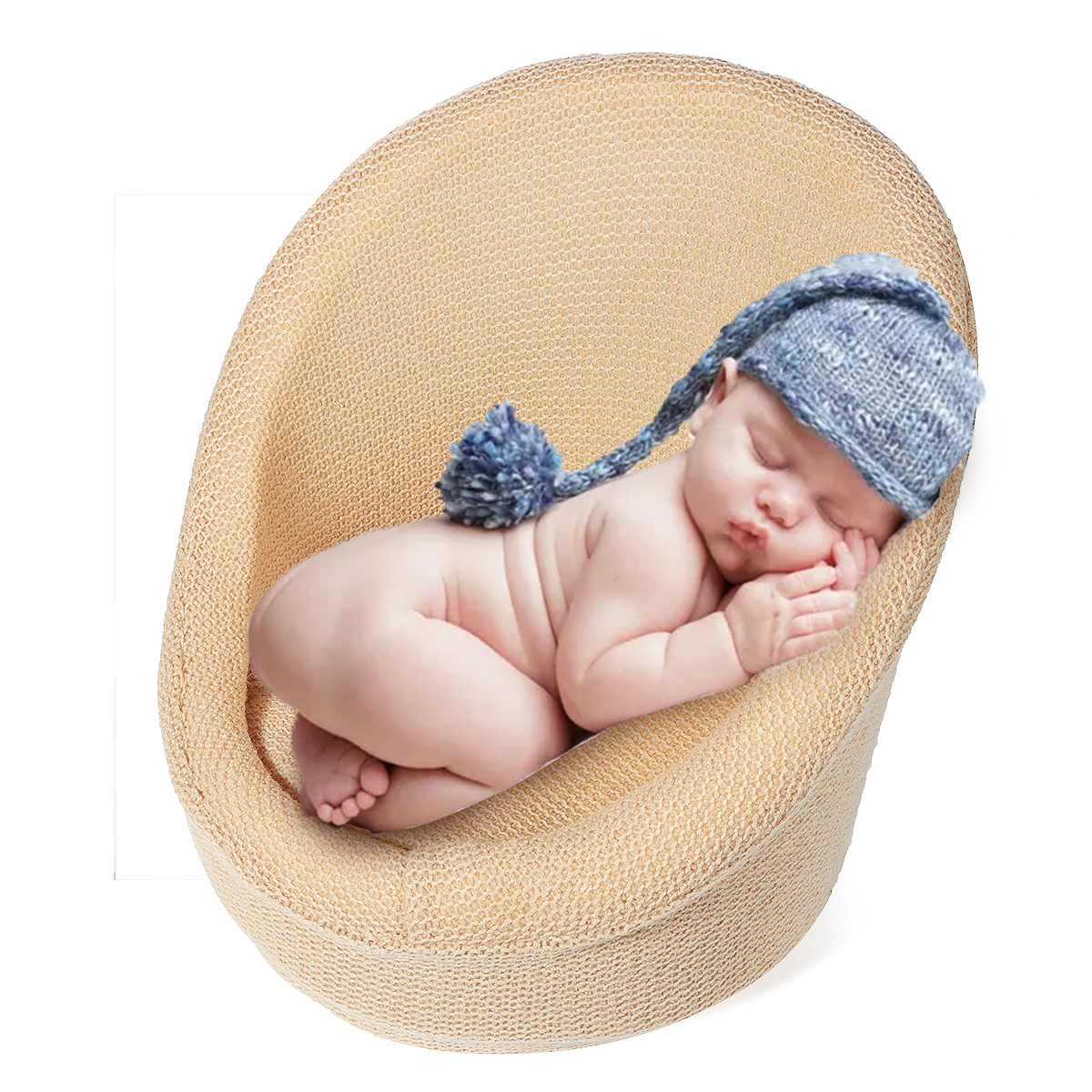 

Newborn Baby Photo Props Sofa Seat Small Chair Seat Cushion Photography Shoot Aid Xmas Gift