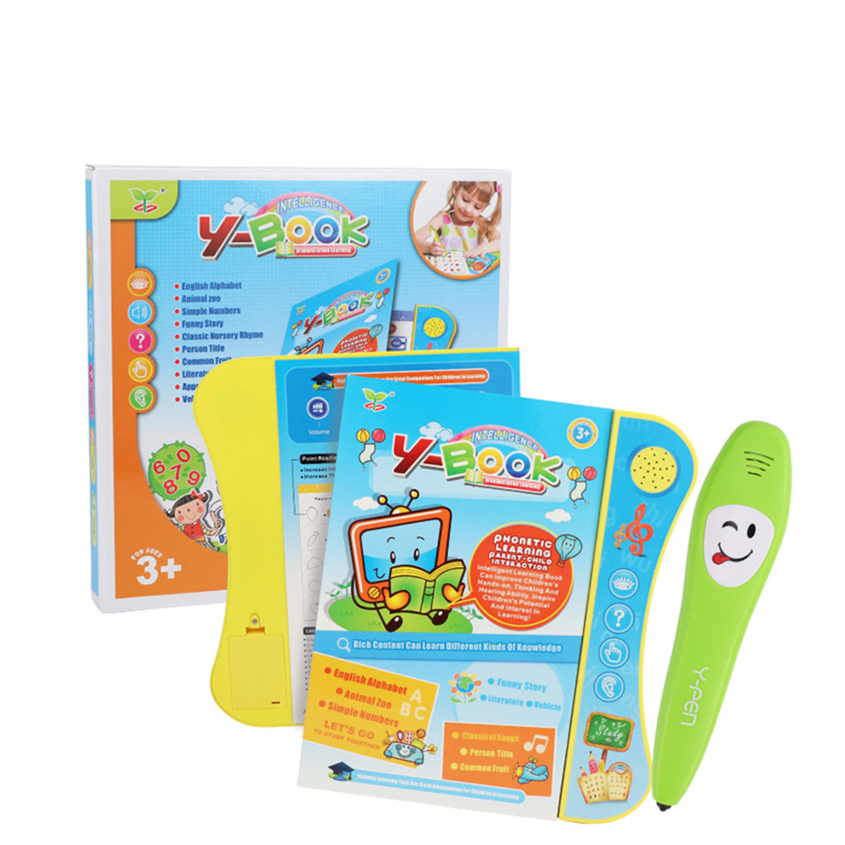 

English Learning Reading Pen Reading Book Foreign Language Learning Machine Early Education Reading Pen for Kids